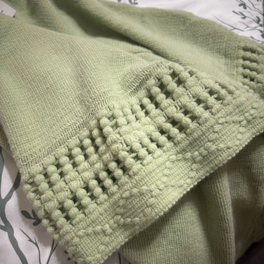 Steve Madden mint green poncho NWT